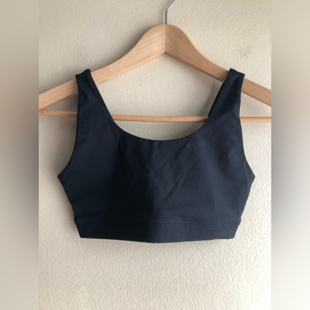 Everlane The Perform Tank Bra Black Size XXS